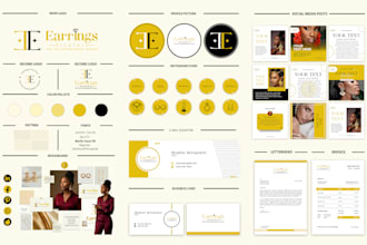 design a professional logo and brand identity with  branding kit