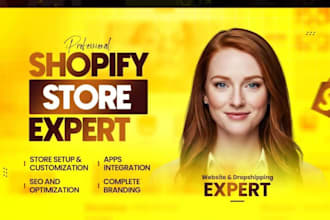 do shopify store design and redesign for high conversion