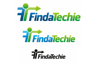design technology, tech, software, cyber security logo