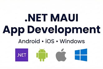 develop a high performance dot net maui app for android ios and windows