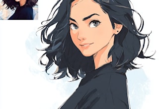 draw anime or manga style portrait