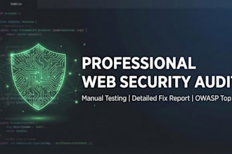 perform a professional web penetration test and security auditpenetration testin