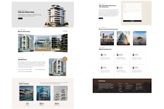 build admin dashboards landing pages