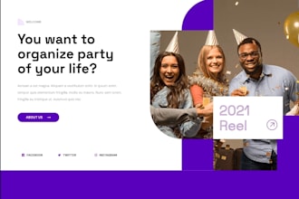 develop event website design