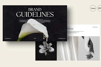 design corporate brand guidelines rebranding style book brand book guide log