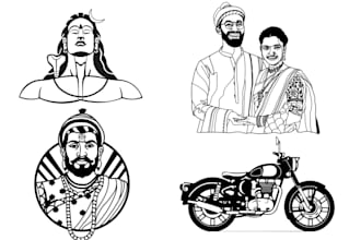 illustrate custom vector or pixel art for your brand