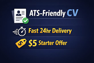 do a professional ats resume and CV writing service