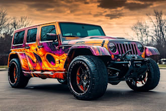design car wrap and vector wrap, any vehicle wrap