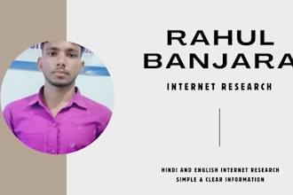 do internet research and data collection for your business