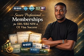 secure ieee, acm and bcs fellow membership for eb1a, eb2 niw and o1 visa success