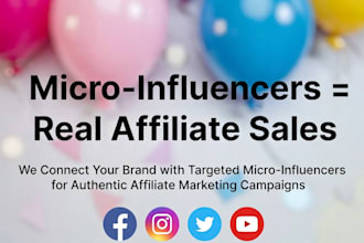find micro influencers for your affiliate campaigns