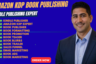 publish and upload your ebook and paperback on amazon KDP professionally
