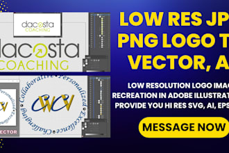 quickly recreate logo image in vector