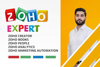 set up and customize zoho CRM zoho creator zoho one and zoho desk
