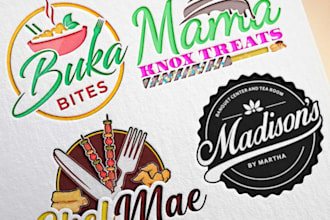 do professional bakery cake candy sweets shop logo