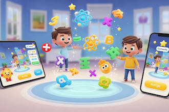 develop an ar educational mini game for kids to learn interactively
