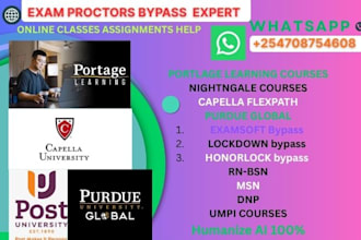 do research on bsn, msn for wgu, purdue global, walden, chamberlain, portlage