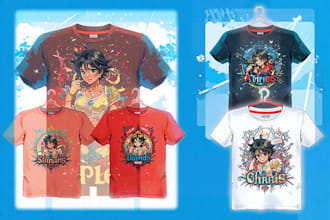make retro vintage t shirt design and illustration