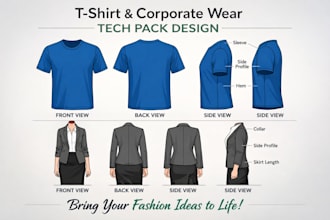 do shirt tech pack hoodie cooperate clothe tech pack