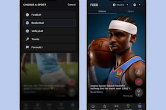 develop horse riding app rugby app basketball app baseball app