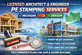 license architect ca structural calculation engineering ca texas stamp permit mi