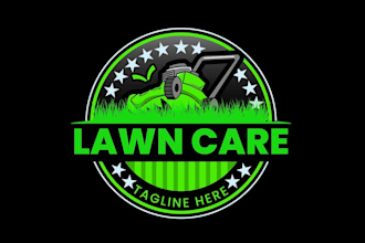 do living lawn care landscaping farm garden and natural tree logo