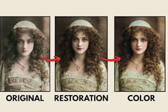 restore and colorize old photos with realistic enhancement