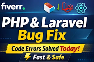 fix PHP and laravel bugs,errors and code issues