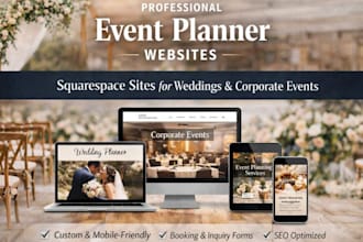 design event planner website corporate event website wedding organizer website