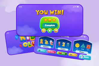 develop a kids learning and educational game app