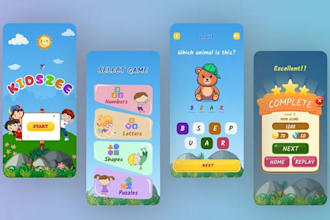 develop a kids learning and educational game app