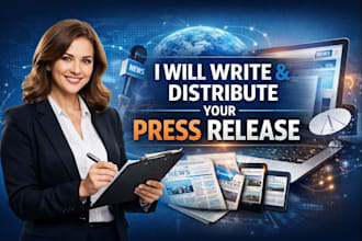 write and distribute your press release to top USA, UK and global media outlets