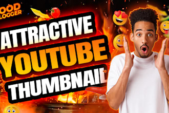 design audience attractive thumbnail for youtube