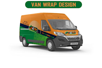 do delivery van wrap, custom van wrap, camper van wrap, any vehicle wrap design