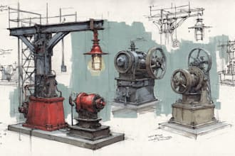 develop industrial and product design, sketches