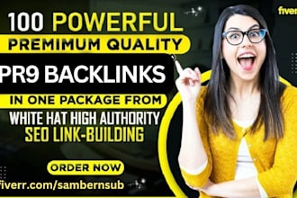 build 50 USA powerful pr9 profile manually seo backlinks