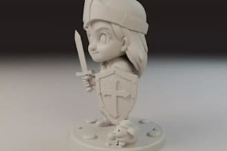 do  chibi figurine,3d game for kids,  3d vinyl toy,3d funko pop toy, stl