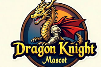 do amazing mighty dragon logo design