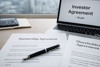 draft patnership agreement, shareholder agreement, investor agreement, affiliate