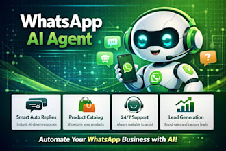 set up a whatsapp ai agent chatbot for customer support