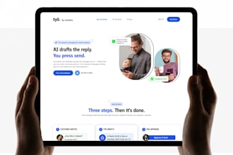 design a modern focused uiux landing page or app in figma