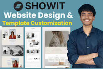 design or customize your showit website