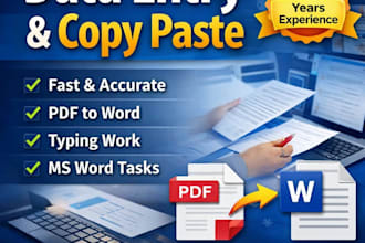accurate data entry and typing services