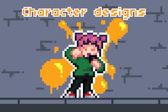 design pixel art characters