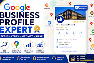 setup, verify and boost your google my business profile