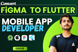 figma to flutter app development with pixel perfect UI for android and ios