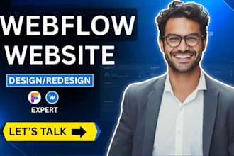 webflow design redesign, landing page expert webflwo animation webflow developer