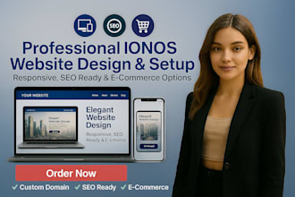 design ionos website redesign ionos website seo setup ecommerce website setup