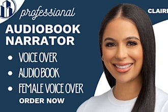 be your female british audiobook narrator voice over for acx or audible standard