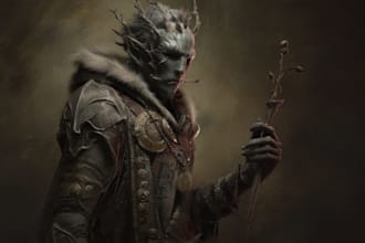 draw a horror and fantasy horror character art